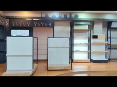 Duże półki sklepowe z trwałą i wytrzymałą półką ekspozycyjną