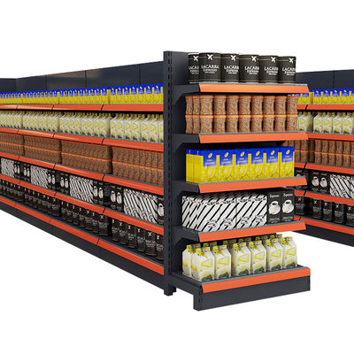 kupować Czterostronny wyświetlacz metalowy półka półka w supermarkecie Reklama Gondola półka online manufacture