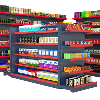 kupować Specjalne metalowe półki detaliczne wyświetlacz supermarket Gondola półki wyświetlacza online manufacture