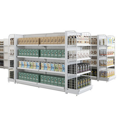 kupować Metalowe półki w supermarketach Gondola 30-100 kg Pojemność dostosowywalna online manufacture