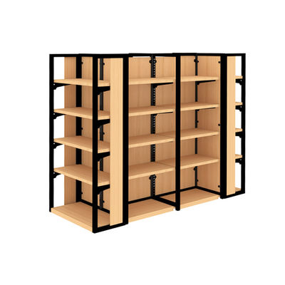 kupować Metalowe półki w supermarketach Light Duty Display Rack 30-100KGS Pojemność online manufacture