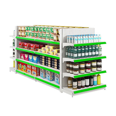 kupować 5-Shelf Metal Gondola Display for Supermarkets 80kg Capacity online manufacture