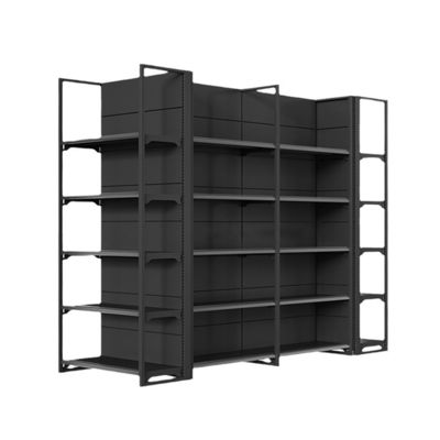 kupować Double-Sided Gondola Shelving 5-Shelf Supermarket Display Rack online manufacture