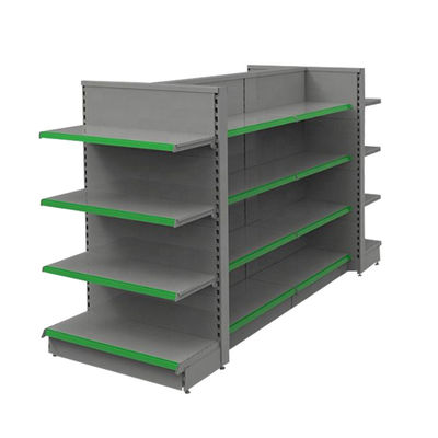 kupować Metallic Supermarket Gondola Shelving 5-Shelf Retail Display Rack online manufacture