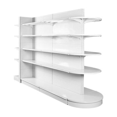 kupować Metallic Supermarket Shelving 5-Shelf Light Duty Gondola Display online manufacture