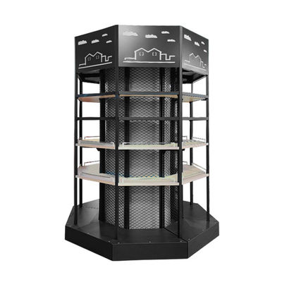 kupować Customized 5-Shelf Metal Supermarket Gondola Rack 80kg Capacity online manufacture