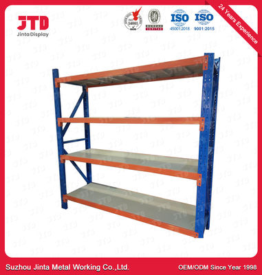 kupować Lekkie metalowe półki CE 800 kg każda warstwa 4m niebieski stojak online manufacture