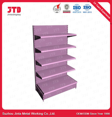 kupować 400mm 1500mm Jednostronna półka supermarketowa 5 warstw fioletowa online manufacture