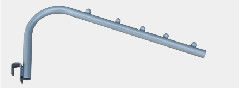 kupować R Type Retail Store Haki ekspozycyjne 500mm 12mm naścienne online manufacture