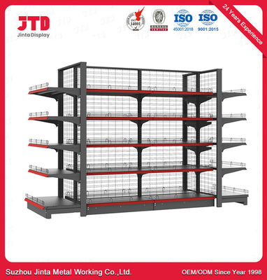 Dostosowane półki z drutu metalowego do sklepu detalicznego w supermarkecie