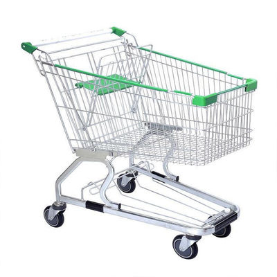 Składany uchwyt Supermarket Metalowy wózek wielkości 60L-240L
