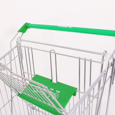 Składany uchwyt Supermarket Metalowy wózek wielkości 60L-240L