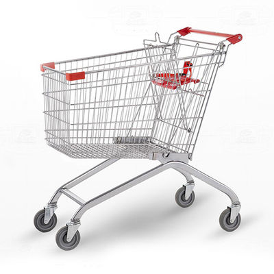 Supermarkety i sklepy Metalowe wózki handlowe wózki z kółkami