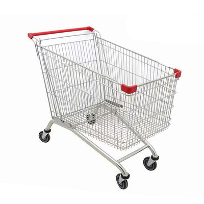 Supermarkety i sklepy Metalowe wózki handlowe wózki z kółkami