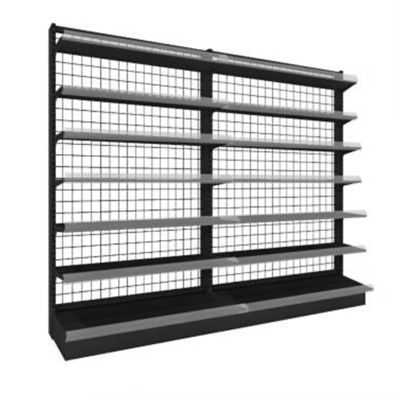 Wire Mesh Supermarket Gondola półki wyświetlacza Rack Sklep Wire Display półki