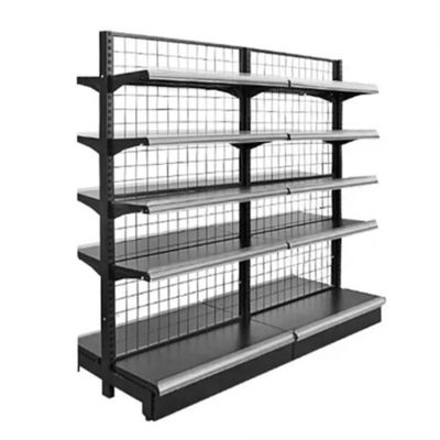 Wire Mesh Supermarket Gondola półki wyświetlacza Rack Sklep Wire Display półki
