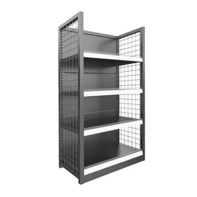 Supermarket Sklep spożywczy Gondola Stand Wire Display Regal Sklep stalowy Niestandardowa półka detaliczna