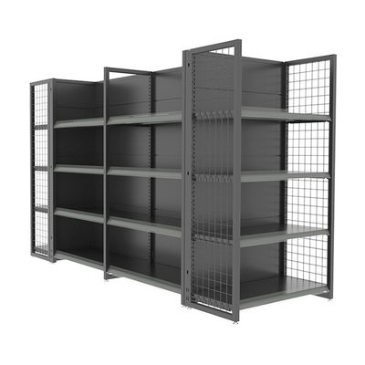 Supermarket Sklep spożywczy Gondola Stand Wire Display Regal Sklep stalowy Niestandardowa półka detaliczna