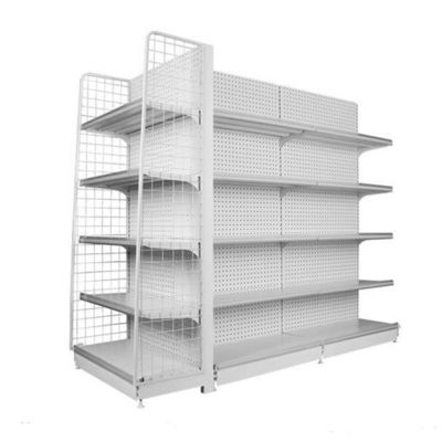 Sprzedaż detaliczna Panel sieciowy Metalowy półka drutowa Gondola Żelazna szyba z otworem sieciowym Rack wyświetlacz