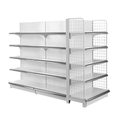 Supermarket Gondola Wyświetlacz drutowy półki metalowe sklepy detaliczne półka stalowa Panel tylny sieci drutowej