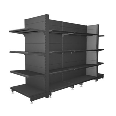 Metalowa gondola wyświetlacz półki sklep spożywczy zakupy supermarket półki wyświetlacz półka