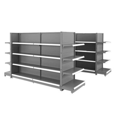 OEM / ODM Metalowe półki supermarketów Gondola półki wyświetleniowe dla produktów detalicznych Sklep supermarket