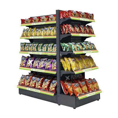Sprzedaż detaliczna w supermarkecie Dwustronny gondola wyświetlacz półki sklepy wygodne półka / regał