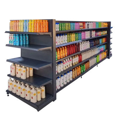 Sprzedaż detaliczna w supermarkecie Dwustronny gondola wyświetlacz półki sklepy wygodne półka / regał