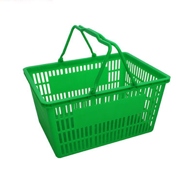 Dostosowalny wygodny plastikowy koszyk do zakupów w supermarkecie