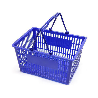 Dostosowalny wygodny plastikowy koszyk do zakupów w supermarkecie