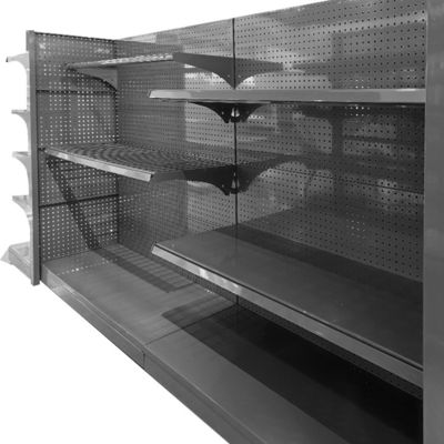 System półek dla supermarketów detalicznych ze stali walcowanej na zimno o pojemności 30-80 kg na warstwę