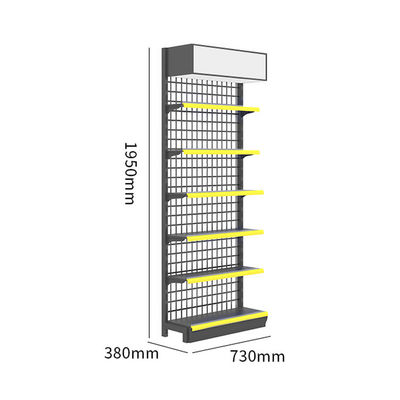 System półek detalicznych ze stali walcowanej na zimno dla supermarketów 30 - 80 kg/warstwo