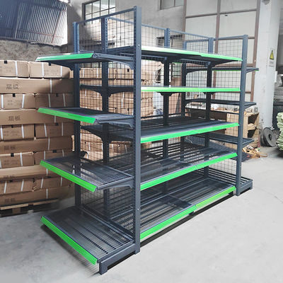 Stabilne półki wyświetlacze w supermarketach o pojemności ładunkowej 30-80 kg/warstwo i stali walcowanej na zimno