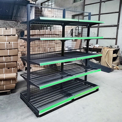 Stabilne półki wyświetlacze w supermarketach o pojemności ładunkowej 30-80 kg/warstwo i stali walcowanej na zimno