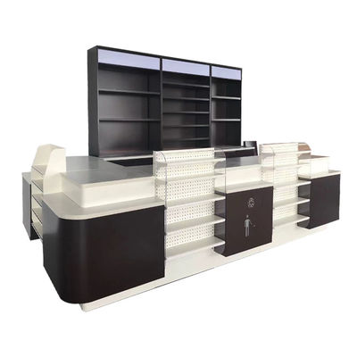 Przewoźnik pasów w sklepie supermarket Checkout Counter Chłodnie walcowana stalowa szafa