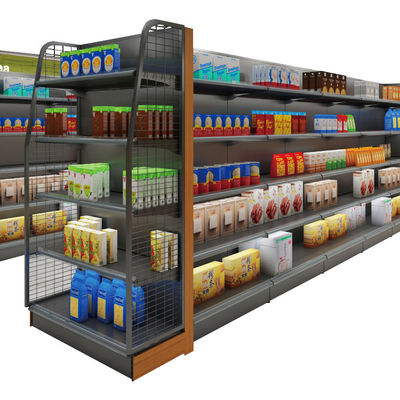 Nowoczesny styl system półki w supermarkecie półki spożywcze z dostosowanym kolorem