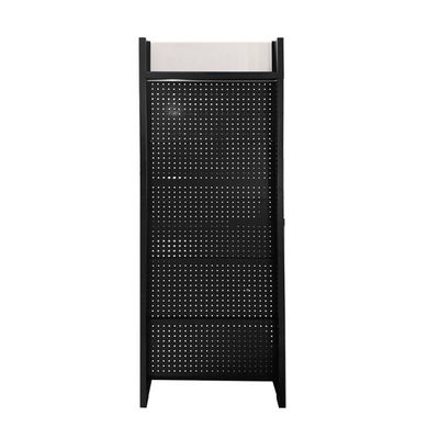 Metalowe półki wyświetleniowe do sklepów spożywczych Perforated Back Panel Pegboard