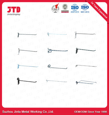 Wykończony cynkiem Pojedynczy metalowy hak 6,0 mm Stalowy metalowy haczyk Q235