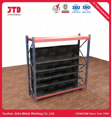 800 kg na warstwę Supermarket Rack Steel Q195 Głębokość 900 mm Malowana proszkowo